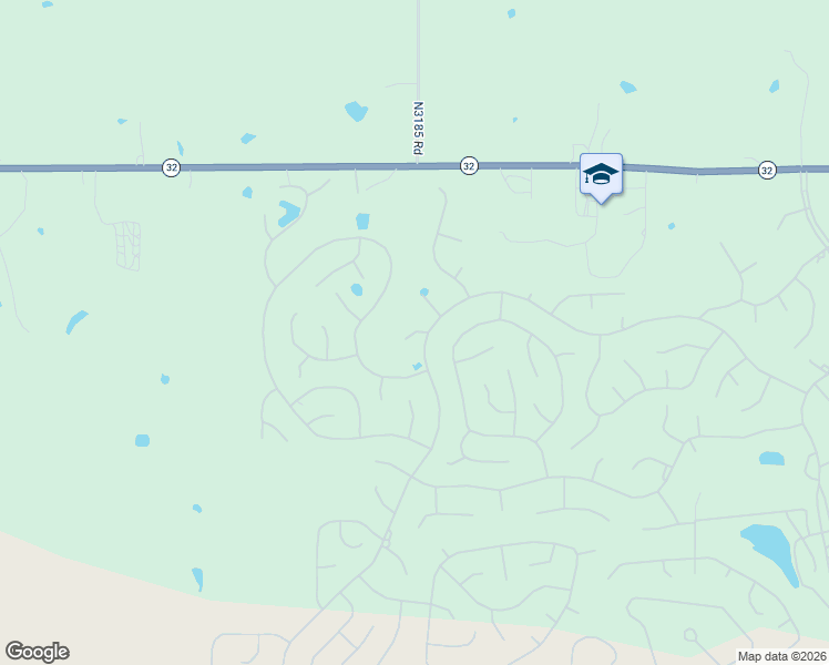 map of restaurants, bars, coffee shops, grocery stores, and more near Poteau Drive in Burneyville