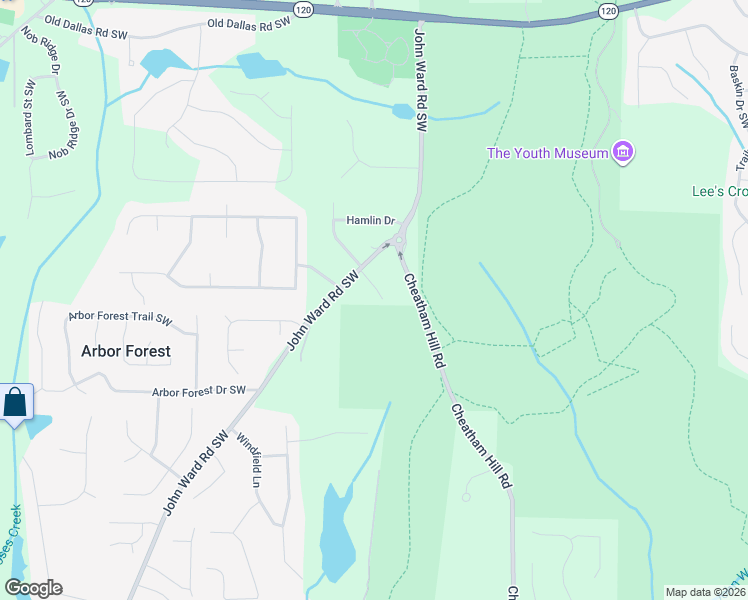 map of restaurants, bars, coffee shops, grocery stores, and more near 746 Palmer Drive in Marietta