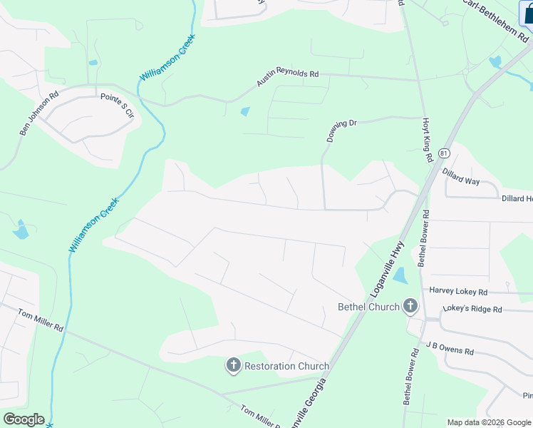 map of restaurants, bars, coffee shops, grocery stores, and more near 600 McDowell Lane in Bethlehem