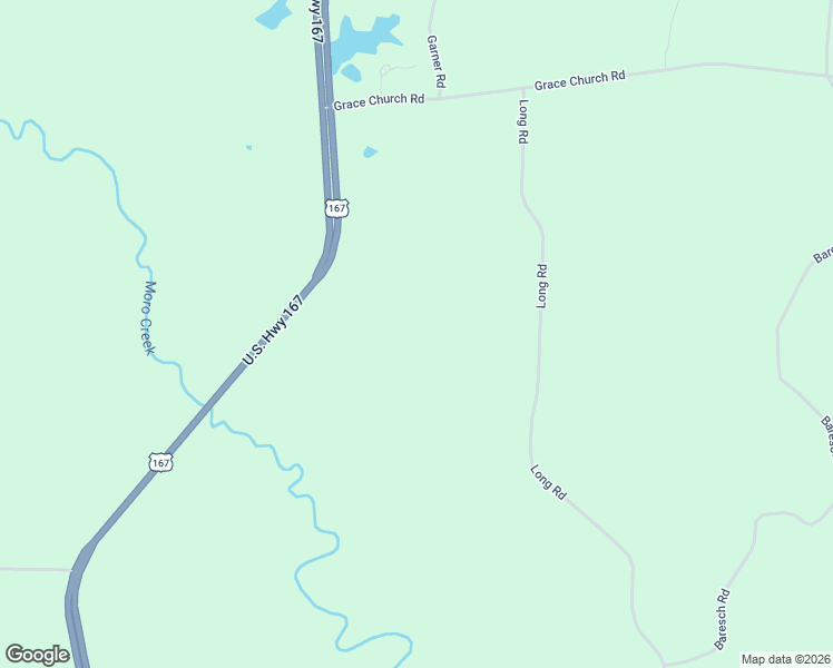 map of restaurants, bars, coffee shops, grocery stores, and more near U.S. 167 in Kingsland