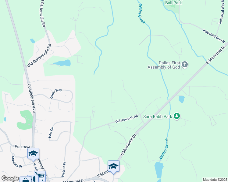 map of restaurants, bars, coffee shops, grocery stores, and more near 312 Johnny Lane in Dallas