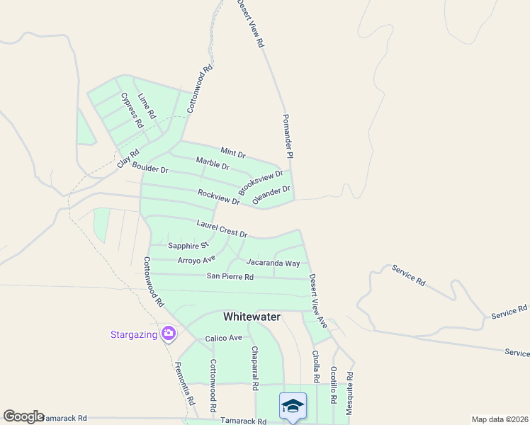 map of restaurants, bars, coffee shops, grocery stores, and more near 55597 Rockview Drive in Whitewater