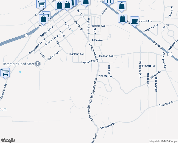 map of restaurants, bars, coffee shops, grocery stores, and more near 98 Fieldview Dr in Oneonta