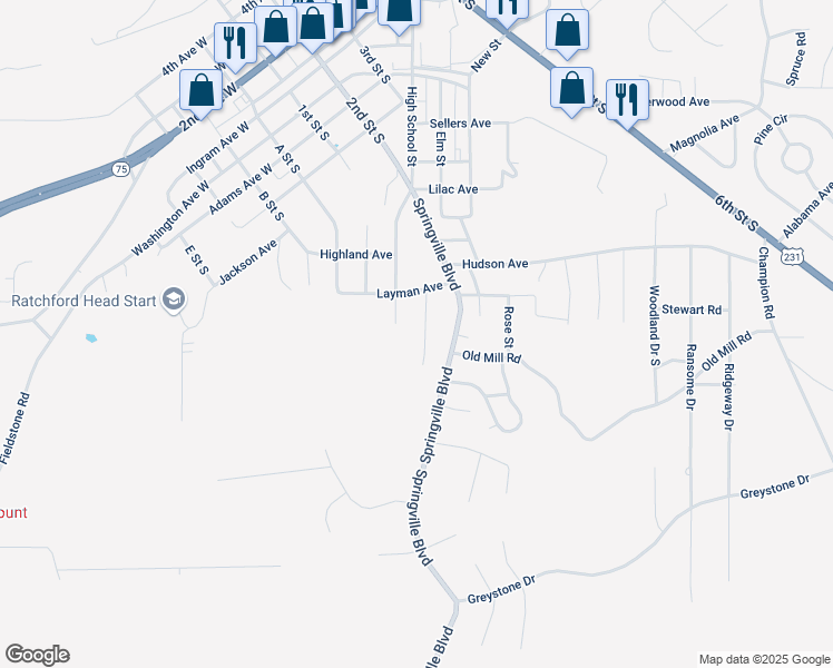map of restaurants, bars, coffee shops, grocery stores, and more near 98 Fieldview Drive in Oneonta