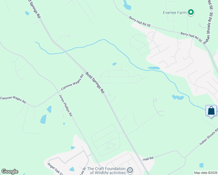 map of restaurants, bars, coffee shops, grocery stores, and more near 2588 Monroe Highway in Dacula