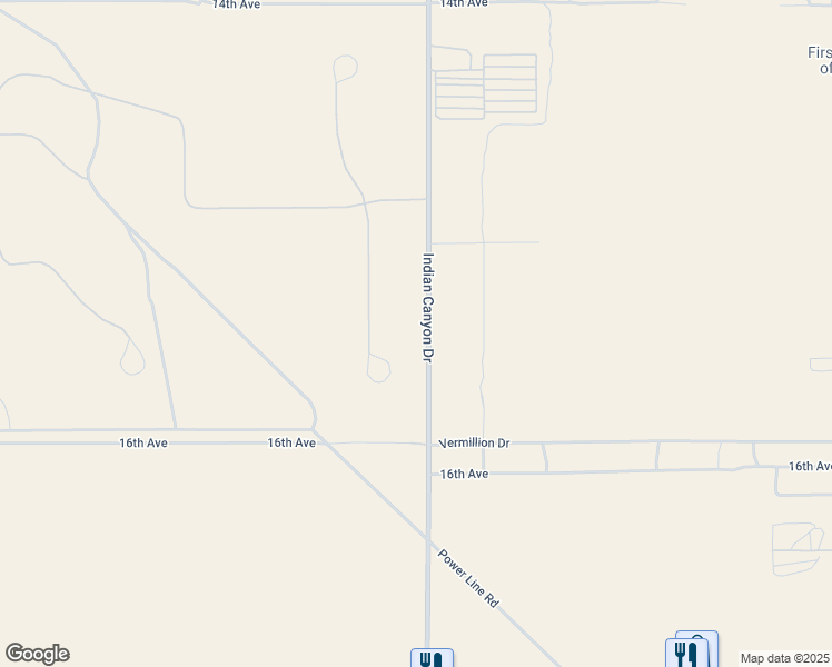 map of restaurants, bars, coffee shops, grocery stores, and more near in Desert Hot Springs