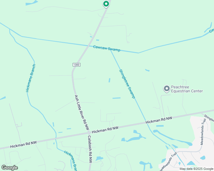 map of restaurants, bars, coffee shops, grocery stores, and more near 1040 Hickman Road Northwest in Calabash