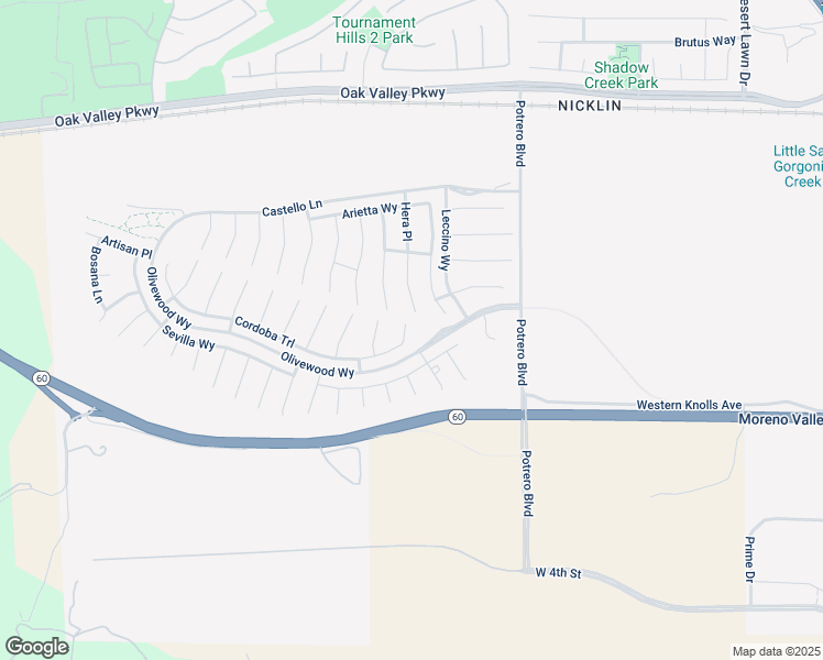 map of restaurants, bars, coffee shops, grocery stores, and more near 14140 Orsi Court in Beaumont