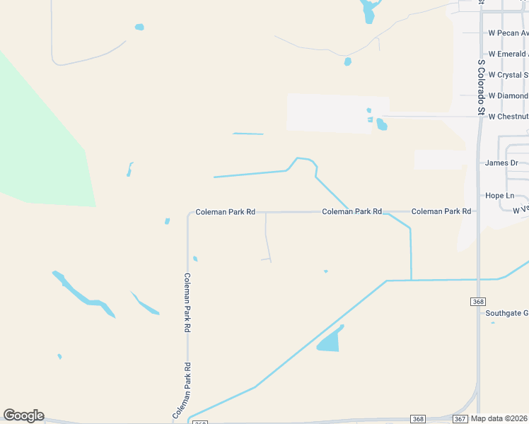 map of restaurants, bars, coffee shops, grocery stores, and more near 810 Coleman Park Road in Iowa Park