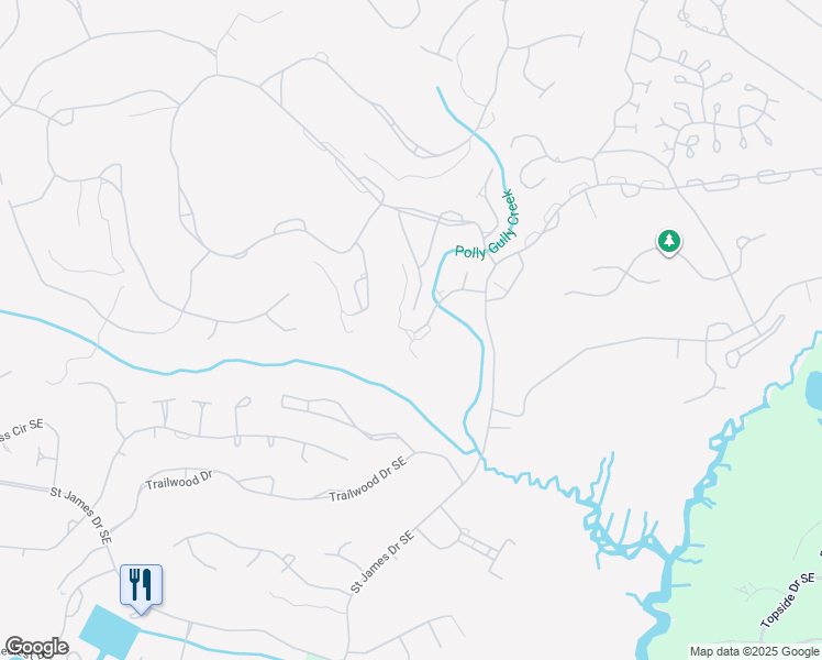 map of restaurants, bars, coffee shops, grocery stores, and more near 2068 Marsh Winds Circle in Southport
