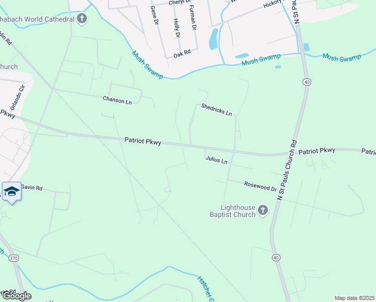 map of restaurants, bars, coffee shops, grocery stores, and more near 4480 Julius Lane in Sumter
