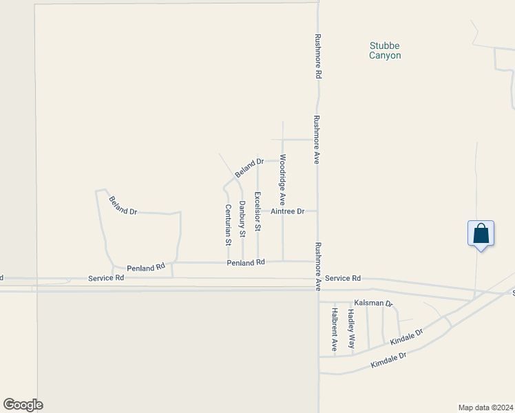 map of restaurants, bars, coffee shops, grocery stores, and more near Excelsior Street in Whitewater