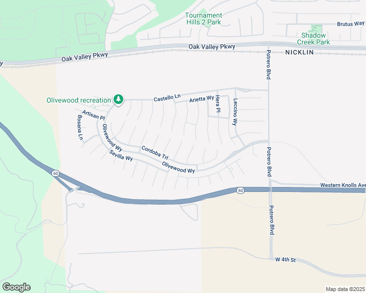 map of restaurants, bars, coffee shops, grocery stores, and more near 14134 Cerignola Circle in Beaumont