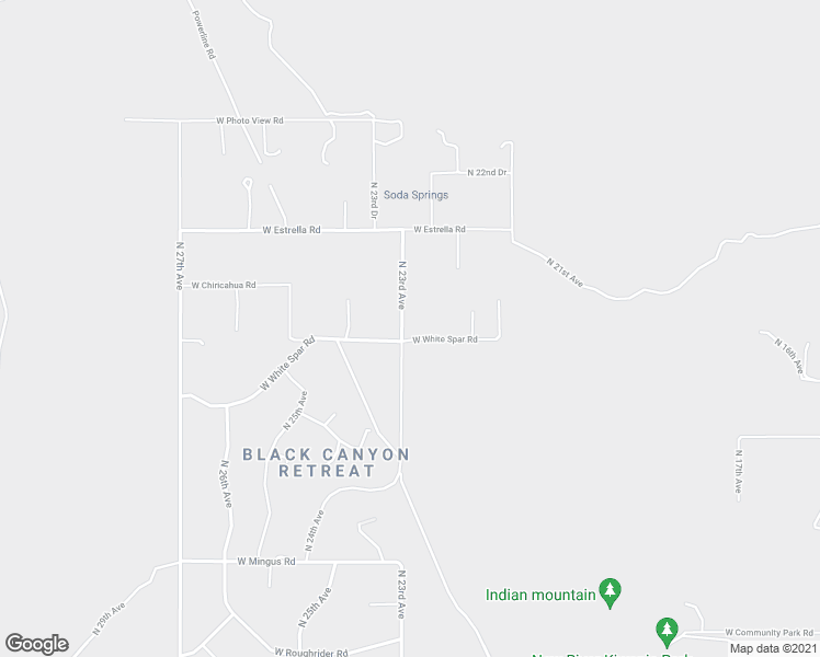 map of restaurants, bars, coffee shops, grocery stores, and more near 2248 West White Spar Road in New River