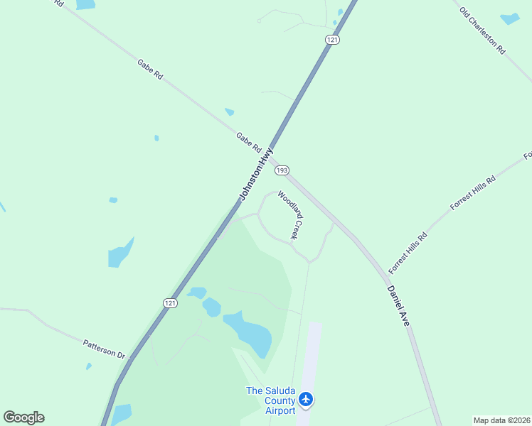 map of restaurants, bars, coffee shops, grocery stores, and more near 524 Woodland Circle in Saluda