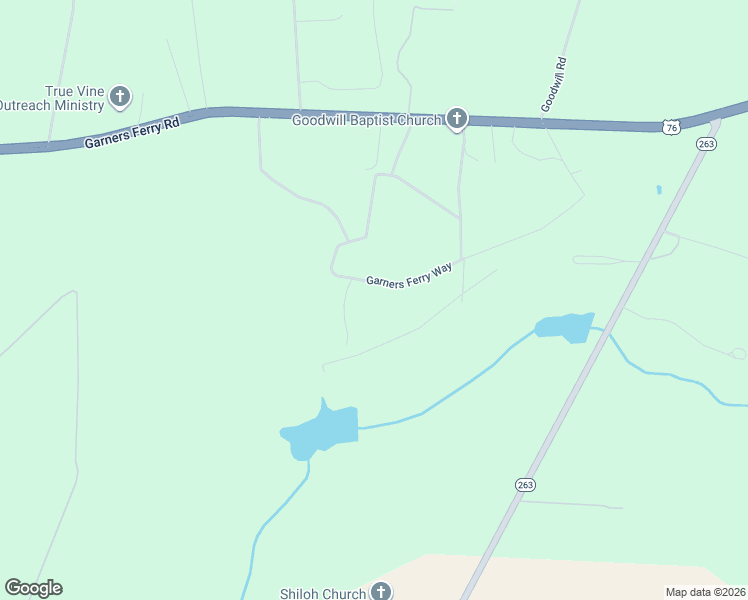 map of restaurants, bars, coffee shops, grocery stores, and more near 349 Garners Ferry Way in Eastover