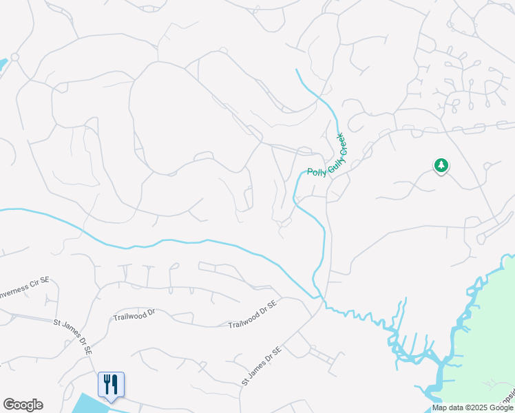 map of restaurants, bars, coffee shops, grocery stores, and more near 3491 Haskell Lane Southeast in Southport