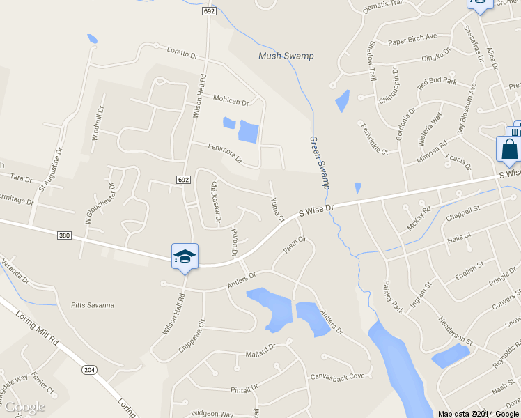 map of restaurants, bars, coffee shops, grocery stores, and more near 71 Powhatan Court in Sumter