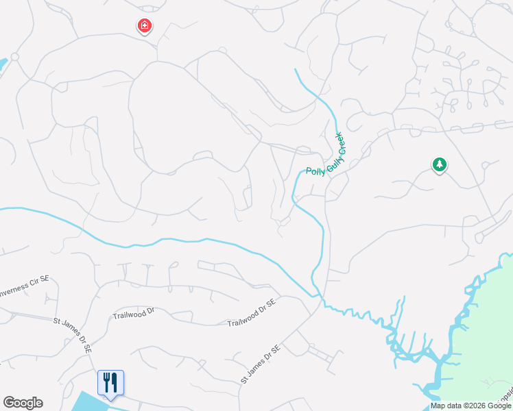 map of restaurants, bars, coffee shops, grocery stores, and more near 3491 Haskell Lane Southeast in Southport