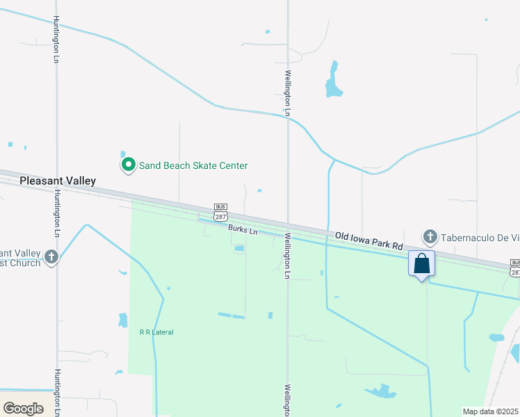 map of restaurants, bars, coffee shops, grocery stores, and more near 4206 Old Iowa Park Road in Wichita Falls