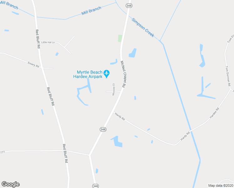 map of restaurants, bars, coffee shops, grocery stores, and more near 206 Mooney Court in Loris