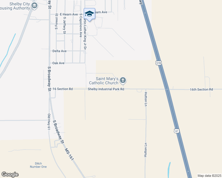 map of restaurants, bars, coffee shops, grocery stores, and more near Shelby Industrial Park Road in Shelby