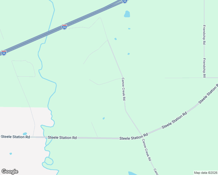 map of restaurants, bars, coffee shops, grocery stores, and more near 1252 Canoe Creek Road in Rainbow City