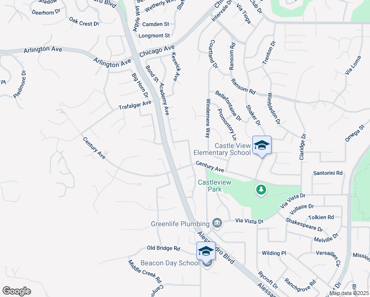 map of restaurants, bars, coffee shops, grocery stores, and more near 6255 Barranca Drive in Riverside