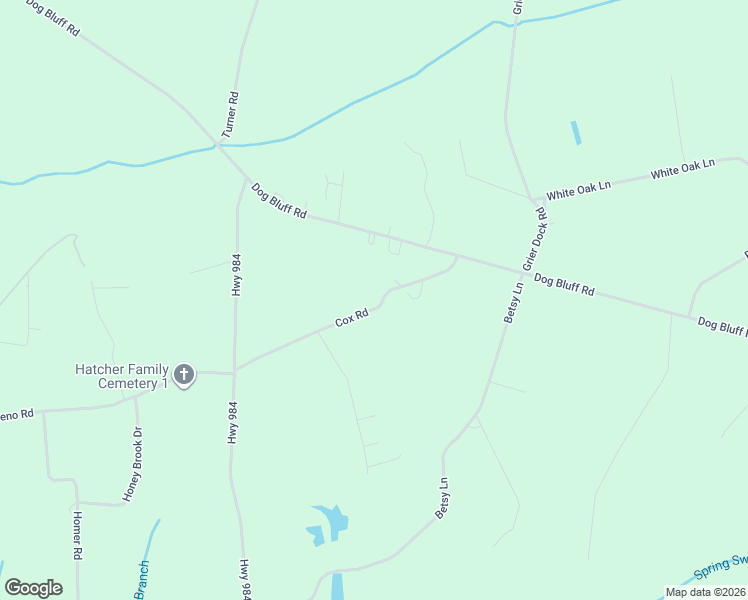 map of restaurants, bars, coffee shops, grocery stores, and more near 1684 Cox Road in Galivants Ferry