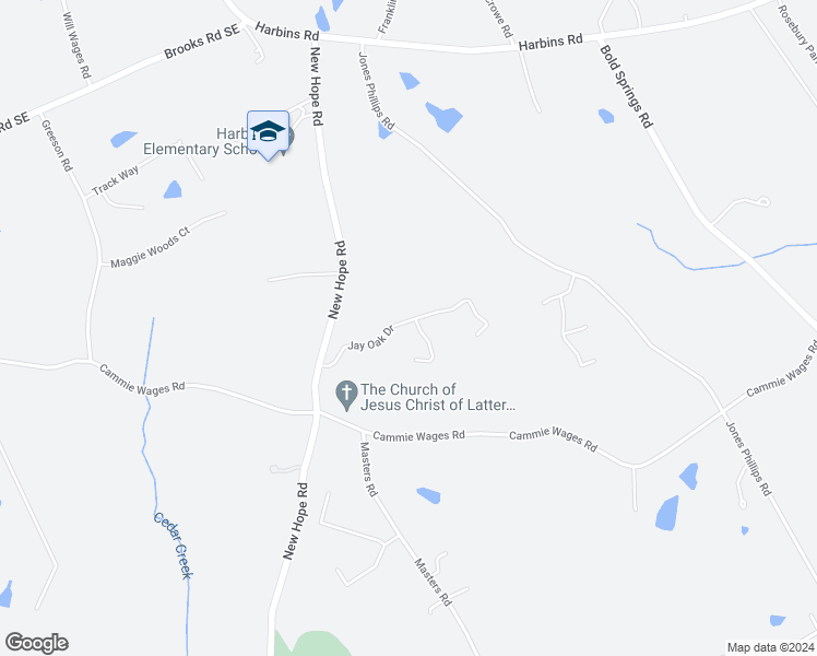 map of restaurants, bars, coffee shops, grocery stores, and more near 2255 Taylor Pointe Way in Dacula