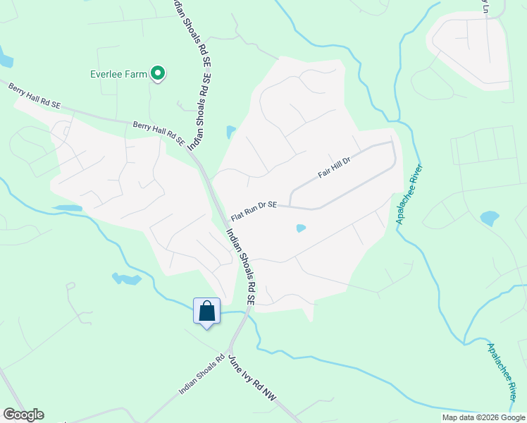 map of restaurants, bars, coffee shops, grocery stores, and more near 3353 Flat Run Drive Southeast in Bethlehem