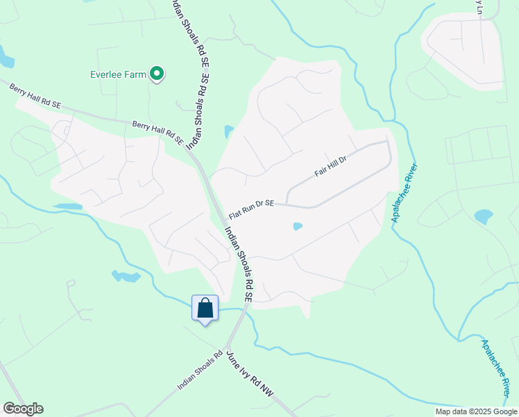 map of restaurants, bars, coffee shops, grocery stores, and more near 3353 Flat Run Drive Southeast in Bethlehem
