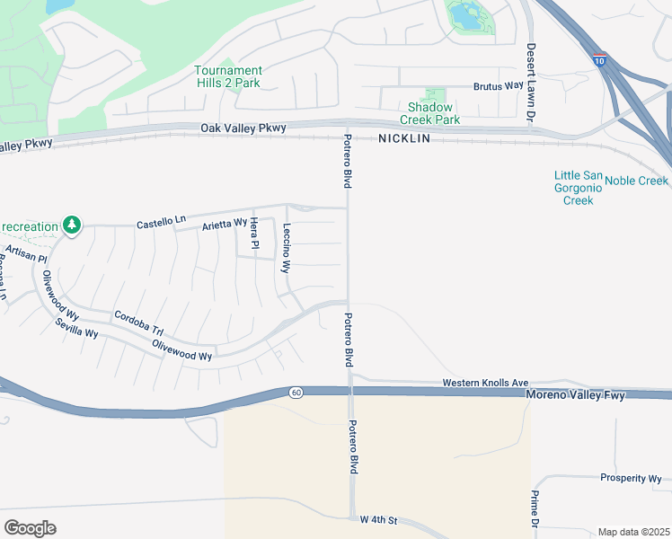 map of restaurants, bars, coffee shops, grocery stores, and more near 36967 Corvina Way in Beaumont