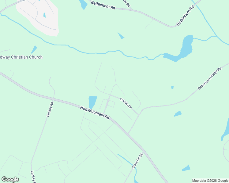 map of restaurants, bars, coffee shops, grocery stores, and more near 1586 Hog Mountain Road in Winder