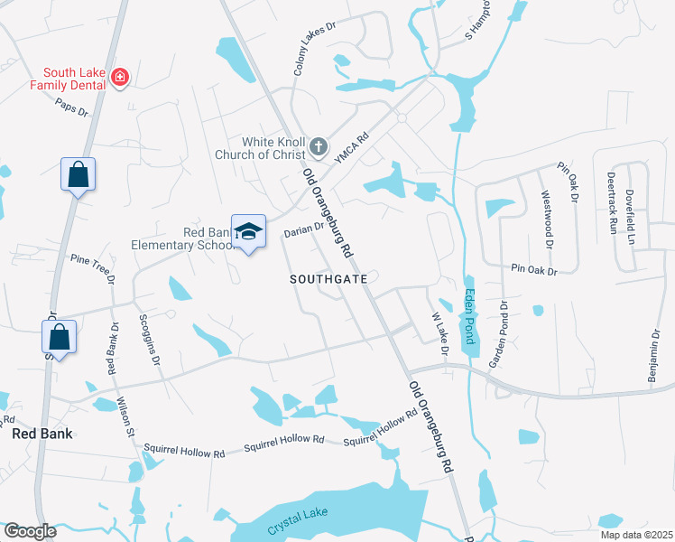 map of restaurants, bars, coffee shops, grocery stores, and more near 138 New Market Drive in Lexington