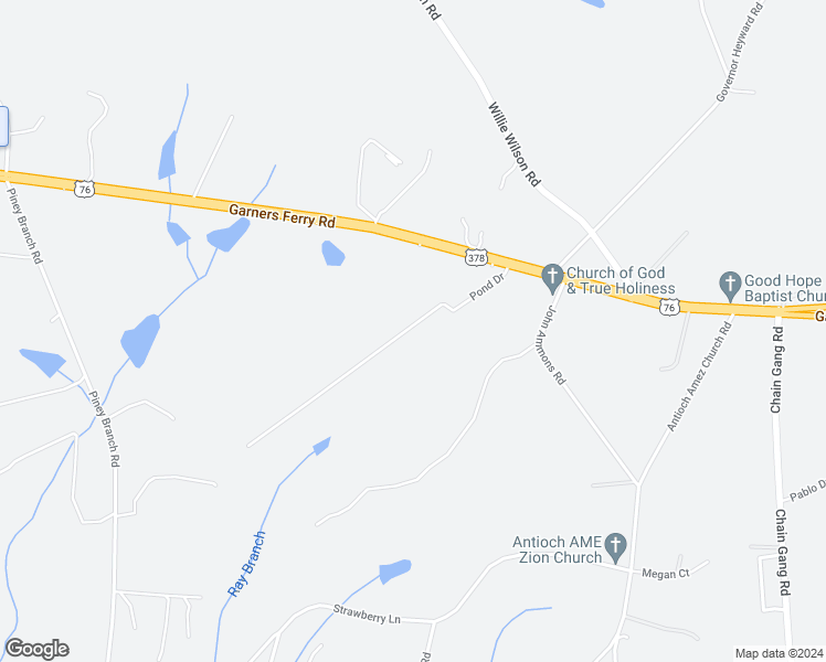 map of restaurants, bars, coffee shops, grocery stores, and more near 1017 Pond Drive in Eastover