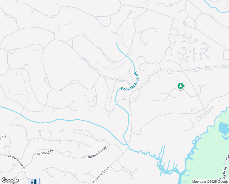 map of restaurants, bars, coffee shops, grocery stores, and more near 3350 Club Villas Drive in Southport