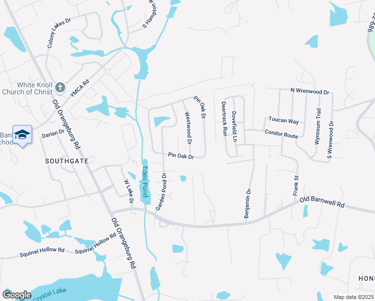 map of restaurants, bars, coffee shops, grocery stores, and more near 607 Westwood Drive in Lexington