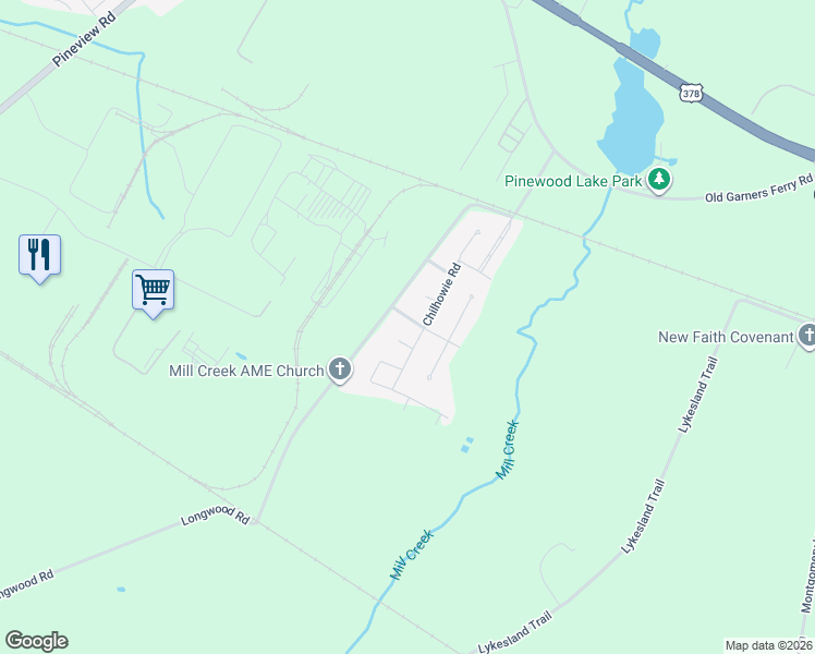 map of restaurants, bars, coffee shops, grocery stores, and more near 8308 Skipwith Avenue in Columbia