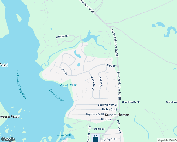 map of restaurants, bars, coffee shops, grocery stores, and more near 828 Folly Drive in Bolivia