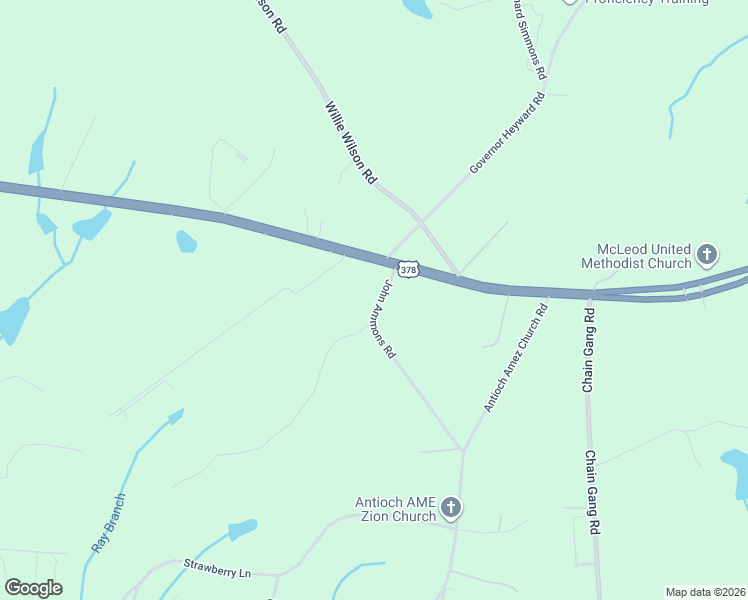 map of restaurants, bars, coffee shops, grocery stores, and more near 126 John Ammons Road in Eastover