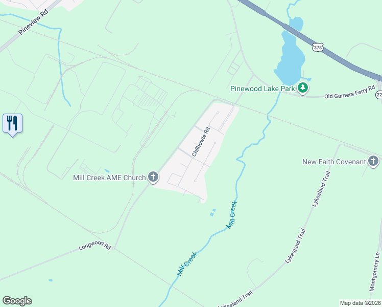 map of restaurants, bars, coffee shops, grocery stores, and more near 8308 Skipwith Avenue in Columbia