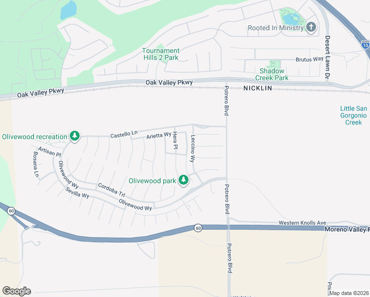 map of restaurants, bars, coffee shops, grocery stores, and more near 14045 Dandolo Lane in Beaumont