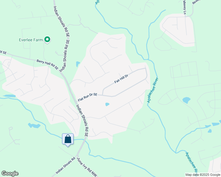 map of restaurants, bars, coffee shops, grocery stores, and more near 3442 Flat Run Drive Southeast in Bethlehem