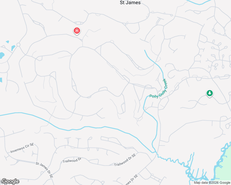 map of restaurants, bars, coffee shops, grocery stores, and more near 3453 Haskell Lane Southeast in Southport