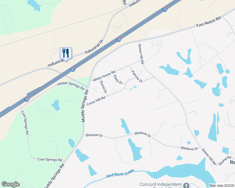 map of restaurants, bars, coffee shops, grocery stores, and more near 217 Cross Hill Road in Lexington