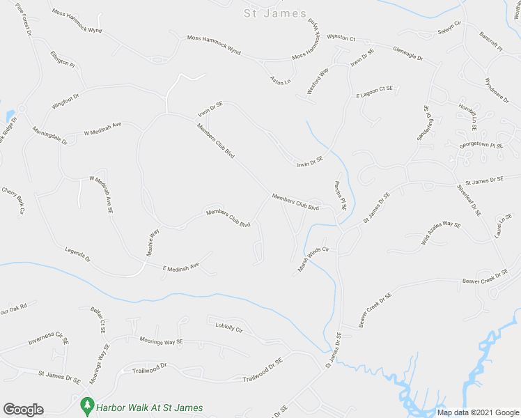 map of restaurants, bars, coffee shops, grocery stores, and more near 3953 Members Club Boulevard in Southport