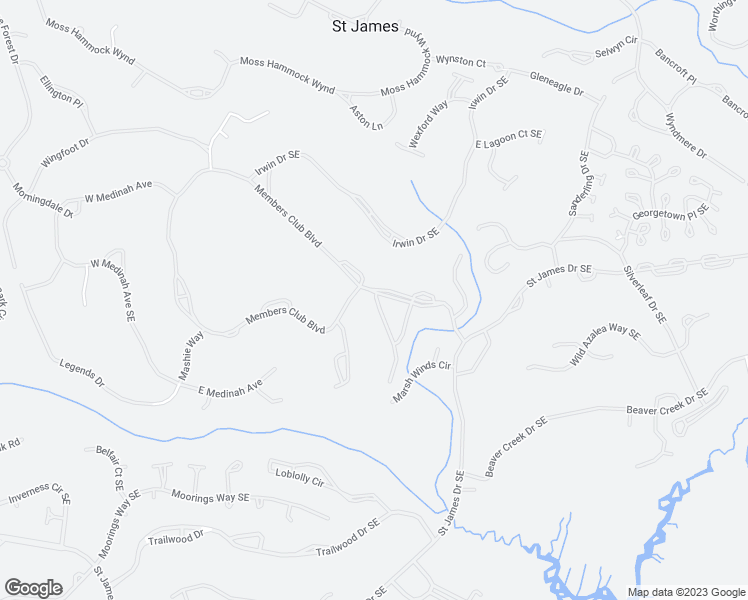 map of restaurants, bars, coffee shops, grocery stores, and more near 3980 Members Club Boulevard in Southport