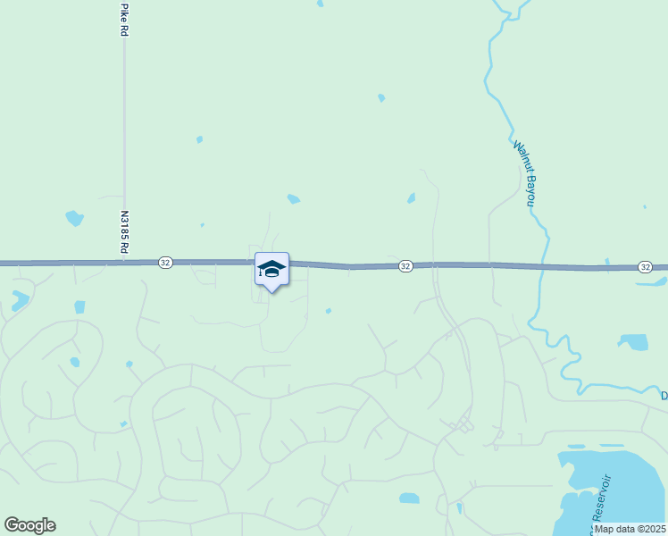 map of restaurants, bars, coffee shops, grocery stores, and more near 22128 State Highway 32 in Burneyville