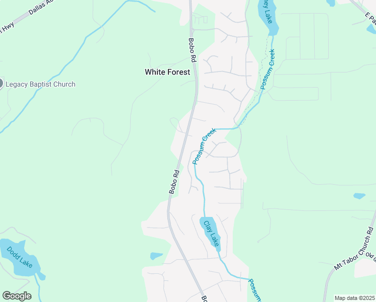 map of restaurants, bars, coffee shops, grocery stores, and more near 610 Riverwood Pass in Dallas